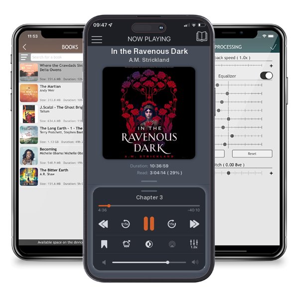 Download fo free audiobook In the Ravenous Dark by A.M. Strickland and listen anywhere on your iOS devices in the ListenBook app.