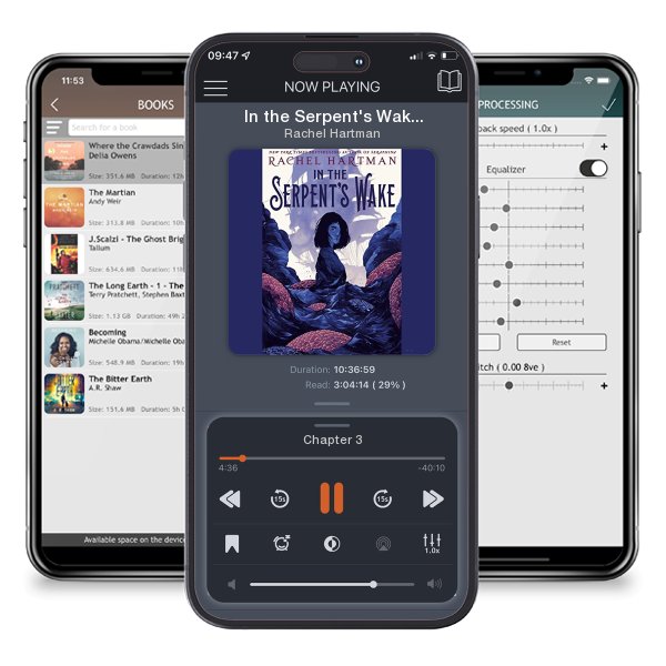 Download fo free audiobook In the Serpent's Wake by Rachel Hartman and listen anywhere on your iOS devices in the ListenBook app.