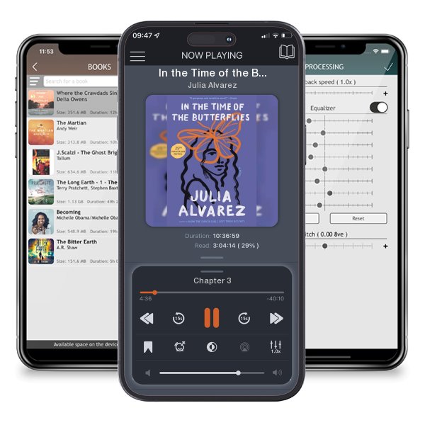 Download fo free audiobook In the Time of the Butterflies by Julia Alvarez and listen anywhere on your iOS devices in the ListenBook app.