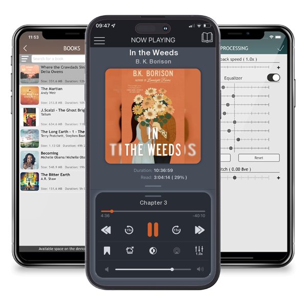 Download fo free audiobook In the Weeds by B. K. Borison and listen anywhere on your iOS devices in the ListenBook app.