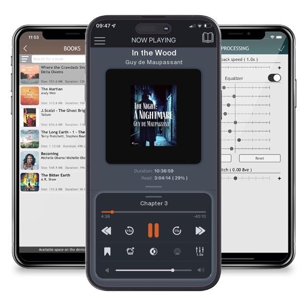 Download fo free audiobook In the Wood by Guy de Maupassant and listen anywhere on your iOS devices in the ListenBook app.