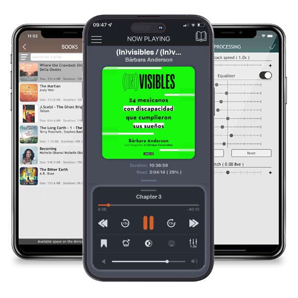 Descargar audiolibro gratis (In)visibles / (In)visible by Bárbara Anderson y escuchar en cualquier lugar en sus dispositivos iOS en la aplicación ListenBook.