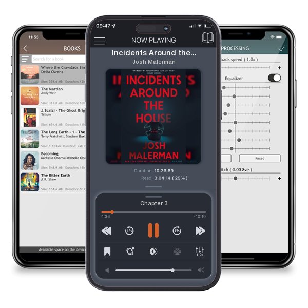 Download fo free audiobook Incidents Around the House by Josh Malerman and listen anywhere on your iOS devices in the ListenBook app.