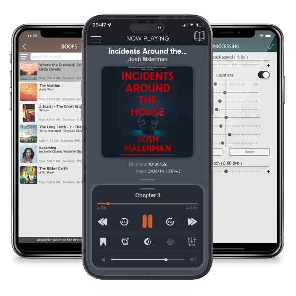 Download fo free audiobook Incidents Around the House by Josh Malerman and listen anywhere on your iOS devices in the ListenBook app.