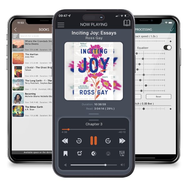 Download fo free audiobook Inciting Joy: Essays by Ross Gay and listen anywhere on your iOS devices in the ListenBook app.