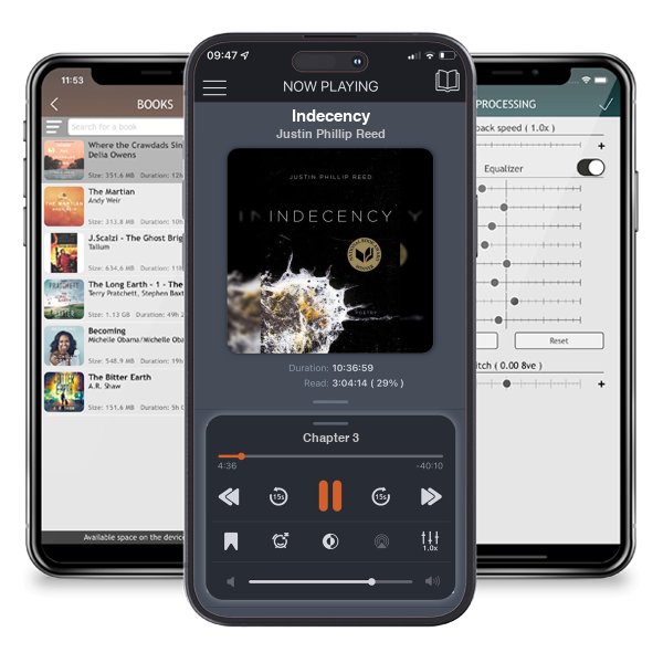 Download fo free audiobook Indecency by Justin Phillip Reed and listen anywhere on your iOS devices in the ListenBook app.