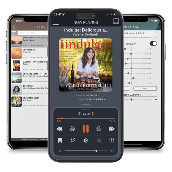 Download fo free audiobook Indulge: Delicious and Decadent Dishes to Enjoy and Share by Valerie Bertinelli and listen anywhere on your iOS devices in the ListenBook app.