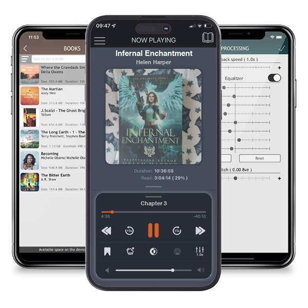 Download fo free audiobook Infernal Enchantment by Helen Harper and listen anywhere on your iOS devices in the ListenBook app.