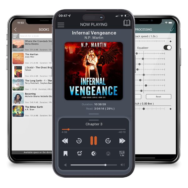 Download fo free audiobook Infernal Vengeance by N.P. Martin and listen anywhere on your iOS devices in the ListenBook app.