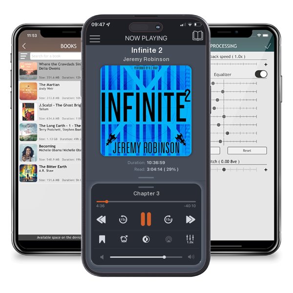Download fo free audiobook Infinite 2 by Jeremy Robinson and listen anywhere on your iOS devices in the ListenBook app.