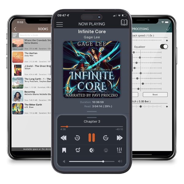 Download fo free audiobook Infinite Core by Gage Lee and listen anywhere on your iOS devices in the ListenBook app.