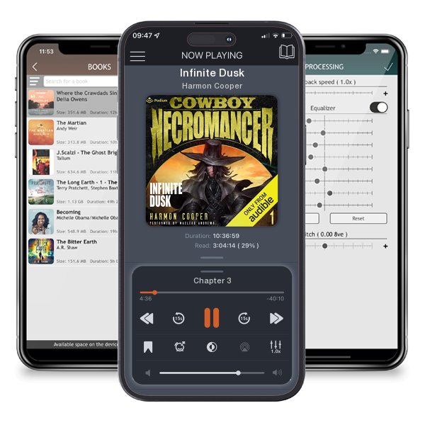Download fo free audiobook Infinite Dusk by Harmon Cooper and listen anywhere on your iOS devices in the ListenBook app.