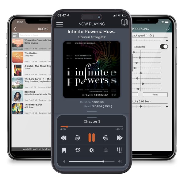 Download fo free audiobook Infinite Powers: How Calculus Reveals the Secrets of the... by Steven Strogatz and listen anywhere on your iOS devices in the ListenBook app.