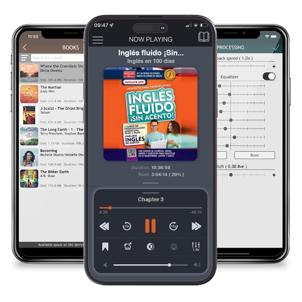 Descargar audiolibro gratis Inglés fluido ¡Sin acento! / Fluent and Accent-Free English by Inglés en 100 días y escuchar en cualquier lugar en sus dispositivos iOS en la aplicación ListenBook.