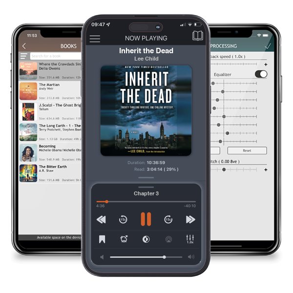 Download fo free audiobook Inherit the Dead by Lee Child and listen anywhere on your iOS devices in the ListenBook app.