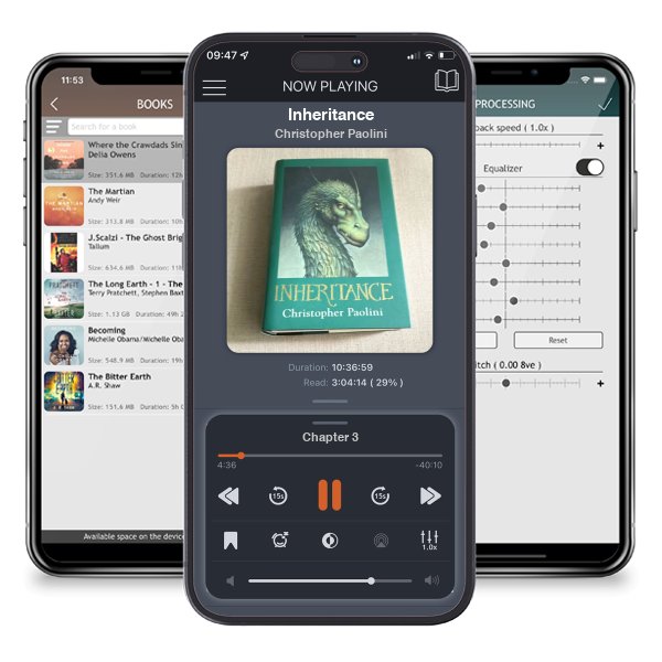 Download fo free audiobook Inheritance by Christopher Paolini and listen anywhere on your iOS devices in the ListenBook app.