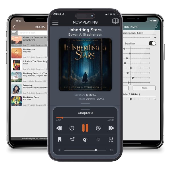 Download fo free audiobook Inheriting Stars by Eowyn A. Stephenson and listen anywhere on your iOS devices in the ListenBook app.