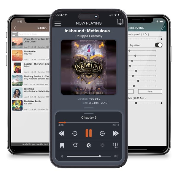 Download fo free audiobook Inkbound: Meticulous Jones and the Skull Tattoo by Philippa Leathley and listen anywhere on your iOS devices in the ListenBook app.
