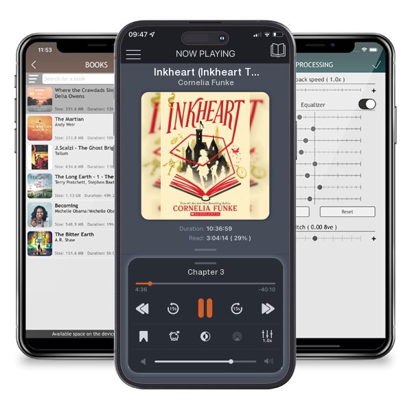 Download fo free audiobook Inkheart (Inkheart Trilogy, Book 1) by Cornelia Funke and listen anywhere on your iOS devices in the ListenBook app.