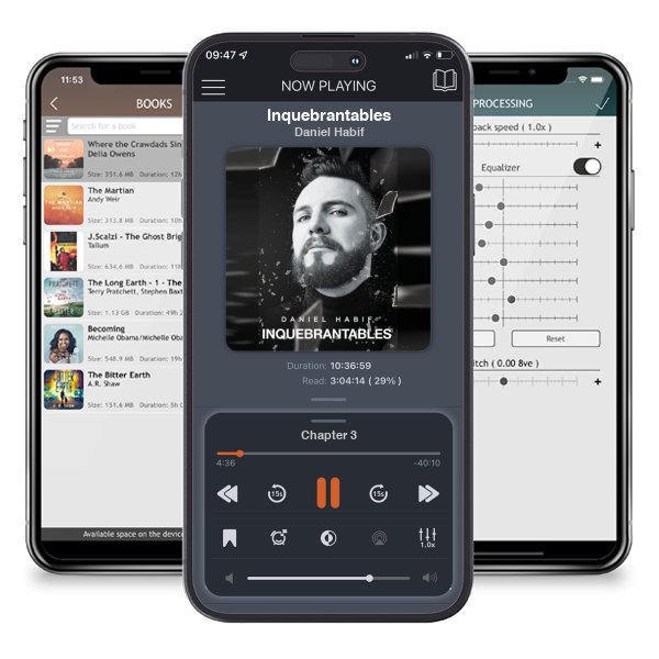 Descargar audiolibro gratis Inquebrantables by Daniel Habif y escuchar en cualquier lugar en sus dispositivos iOS en la aplicación ListenBook.