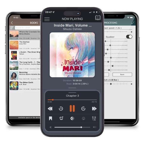 Download fo free audiobook Inside Mari, Volume 9 by Shuzo Oshimi and listen anywhere on your iOS devices in the ListenBook app.