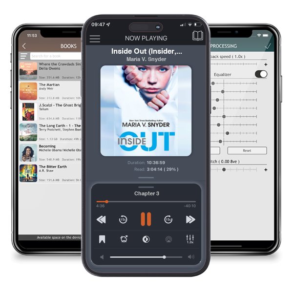 Download fo free audiobook Inside Out (Insider, #1) by Maria V. Snyder and listen anywhere on your iOS devices in the ListenBook app.