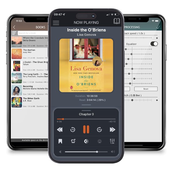 Download fo free audiobook Inside the O\'Briens by Lisa Genova and listen anywhere on your iOS devices in the ListenBook app.