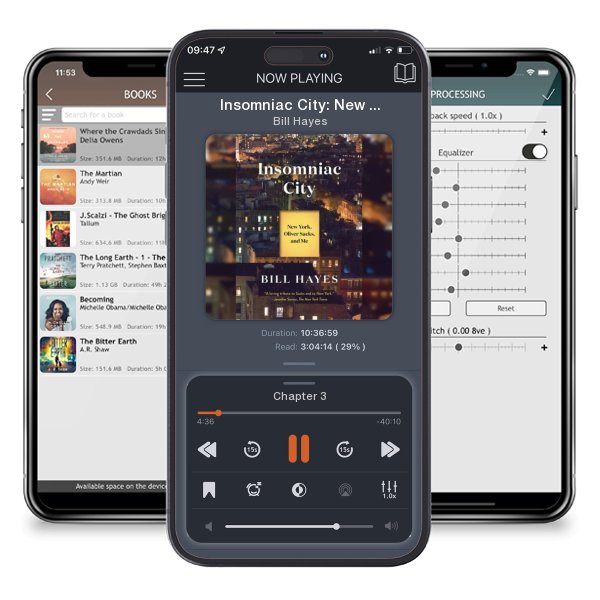 Download fo free audiobook Insomniac City: New York, Oliver Sacks, and Me by Bill Hayes and listen anywhere on your iOS devices in the ListenBook app.