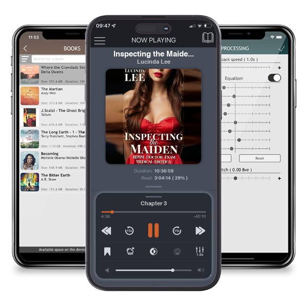 Download fo free audiobook Inspecting the Maiden: A BDSM Doctor Exam Medical Erotica (Examined to the Hilt Book 1) by Lucinda Lee and listen anywhere on your iOS devices in the ListenBook app.