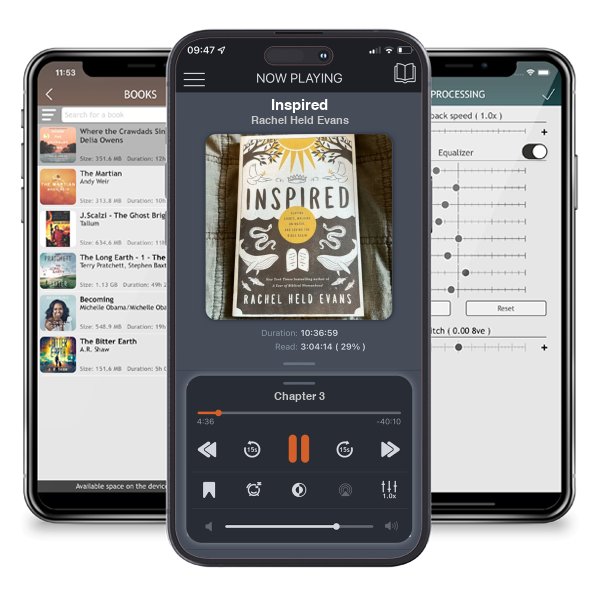 Download fo free audiobook Inspired by Rachel Held Evans and listen anywhere on your iOS devices in the ListenBook app.