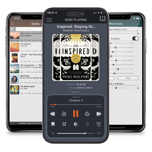 Download fo free audiobook Inspired: Slaying Giants, Walking on Water, and Loving the... by Rachel Held Evans and listen anywhere on your iOS devices in the ListenBook app.