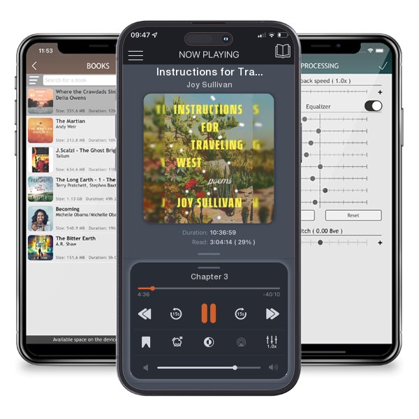 Download fo free audiobook Instructions for Traveling West: Poems by Joy Sullivan and listen anywhere on your iOS devices in the ListenBook app.