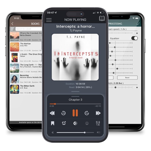 Download fo free audiobook Intercepts: a horror novel by Tj Payne and listen anywhere on your iOS devices in the ListenBook app.