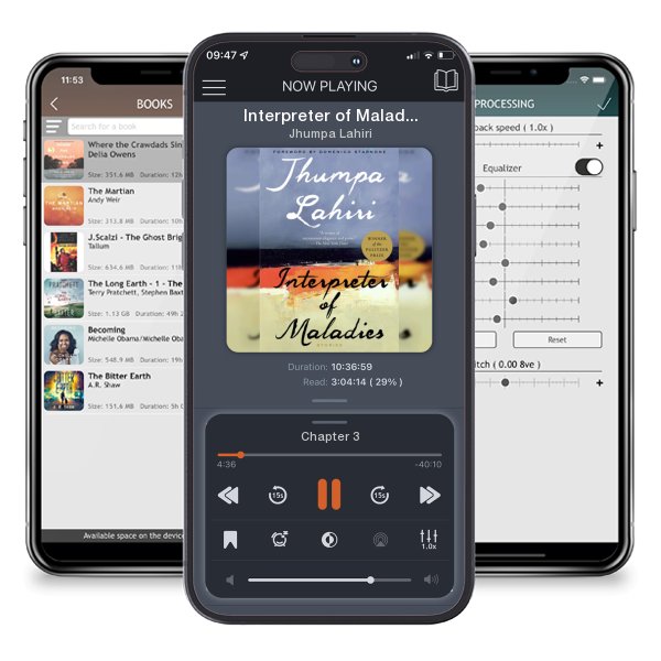 Download fo free audiobook Interpreter of Maladies: A Pulitzer Prize Winner by Jhumpa Lahiri and listen anywhere on your iOS devices in the ListenBook app.