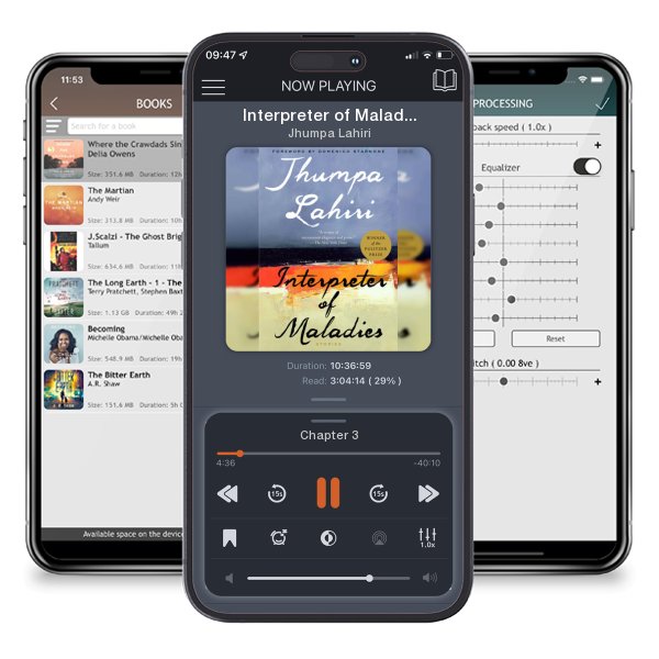 Download fo free audiobook Interpreter of Maladies by Jhumpa Lahiri and listen anywhere on your iOS devices in the ListenBook app.