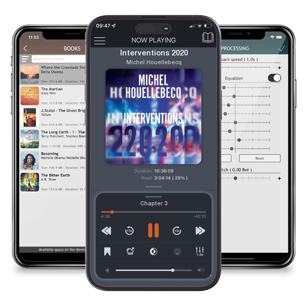 Download fo free audiobook Interventions 2020 by Michel Houellebecq and listen anywhere on your iOS devices in the ListenBook app.