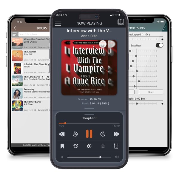 Download fo free audiobook Interview with the Vampire (ANNIVERSARY) by Anne Rice and listen anywhere on your iOS devices in the ListenBook app.