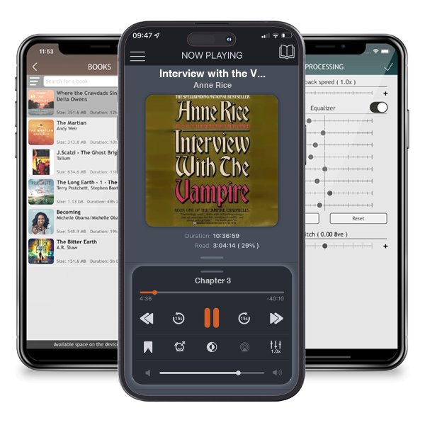 Download fo free audiobook Interview with the Vampire (The Vampire Chronicles, #1) by Anne Rice and listen anywhere on your iOS devices in the ListenBook app.