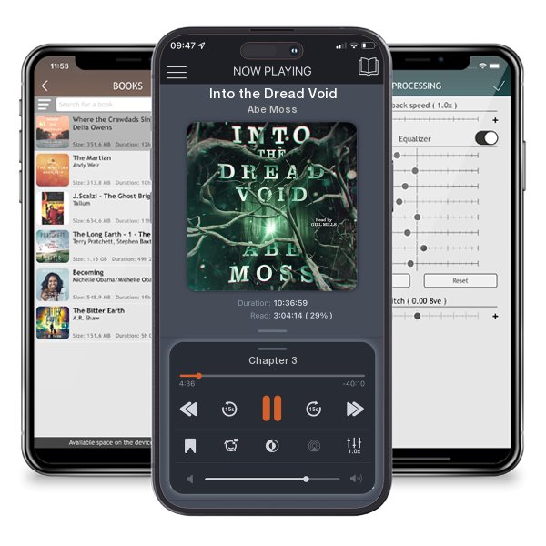 Download fo free audiobook Into the Dread Void by Abe Moss and listen anywhere on your iOS devices in the ListenBook app.
