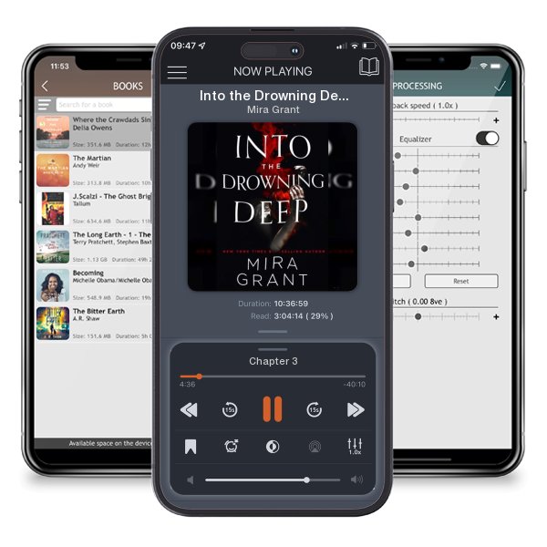 Download fo free audiobook Into the Drowning Deep by Mira Grant and listen anywhere on your iOS devices in the ListenBook app.