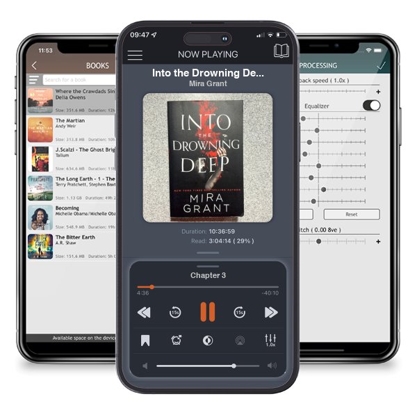 Download fo free audiobook Into the Drowning Deep by Mira Grant and listen anywhere on your iOS devices in the ListenBook app.