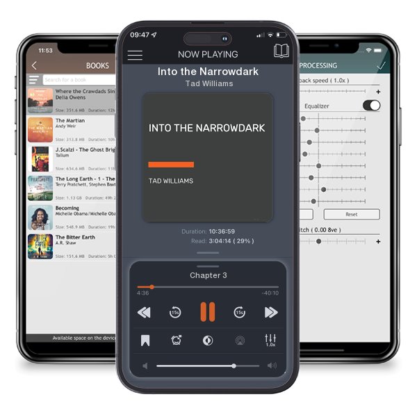 Download fo free audiobook Into the Narrowdark by Tad Williams and listen anywhere on your iOS devices in the ListenBook app.
