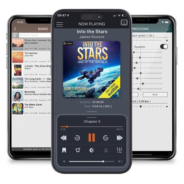 Download fo free audiobook Into the Stars by James Rosone and listen anywhere on your iOS devices in the ListenBook app.