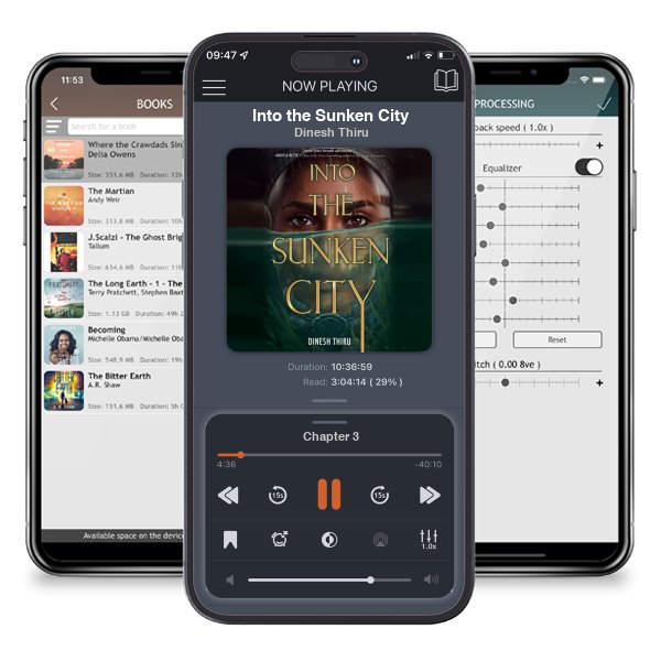 Download fo free audiobook Into the Sunken City by Dinesh Thiru and listen anywhere on your iOS devices in the ListenBook app.