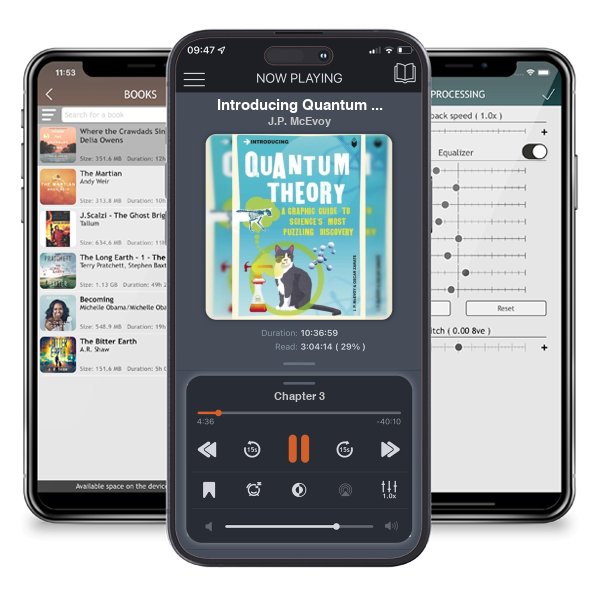 Download fo free audiobook Introducing Quantum Theory: A Graphic Guide (Graphic Guides) by J.P. McEvoy and listen anywhere on your iOS devices in the ListenBook app.