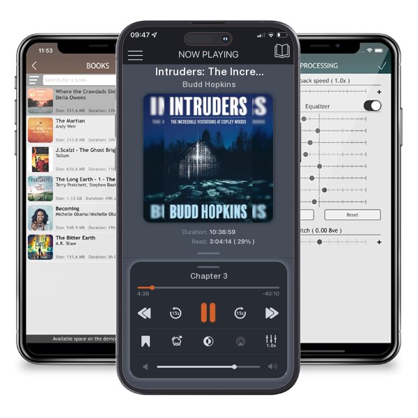 Download fo free audiobook Intruders: The Incredible Visitations at Copley Woods by Budd Hopkins and listen anywhere on your iOS devices in the ListenBook app.
