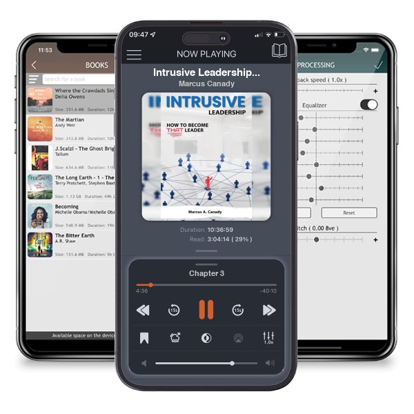 Download fo free audiobook Intrusive Leadership, How to Become THAT Leader by Marcus Canady and listen anywhere on your iOS devices in the ListenBook app.