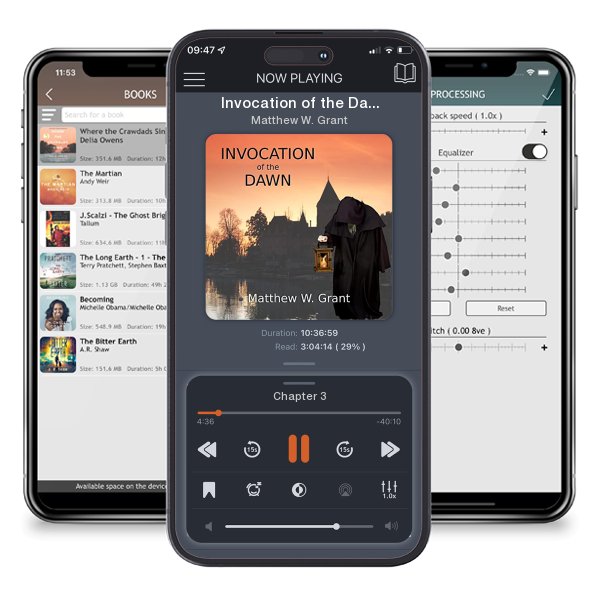 Download fo free audiobook Invocation of the Dawn by Matthew W. Grant and listen anywhere on your iOS devices in the ListenBook app.