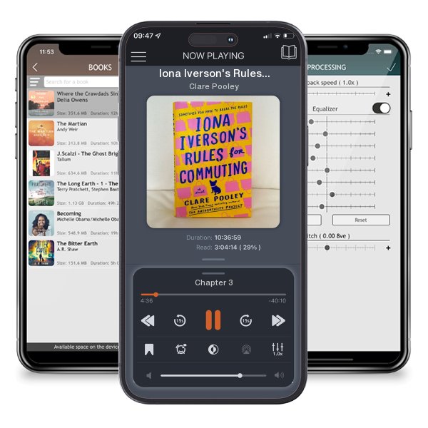 Download fo free audiobook Iona Iverson's Rules for Commuting by Clare Pooley and listen anywhere on your iOS devices in the ListenBook app.