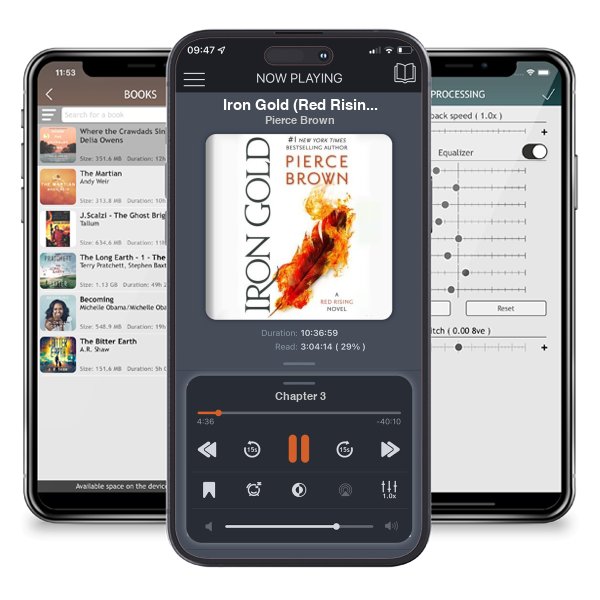 Download fo free audiobook Iron Gold (Red Rising Saga, #4) by Pierce Brown and listen anywhere on your iOS devices in the ListenBook app.